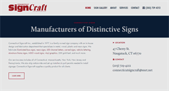 Desktop Screenshot of connecticutsigncraft.com